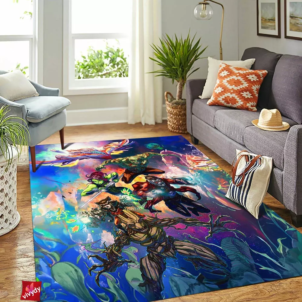 Guardians Of The Galaxy Rectangle Rug