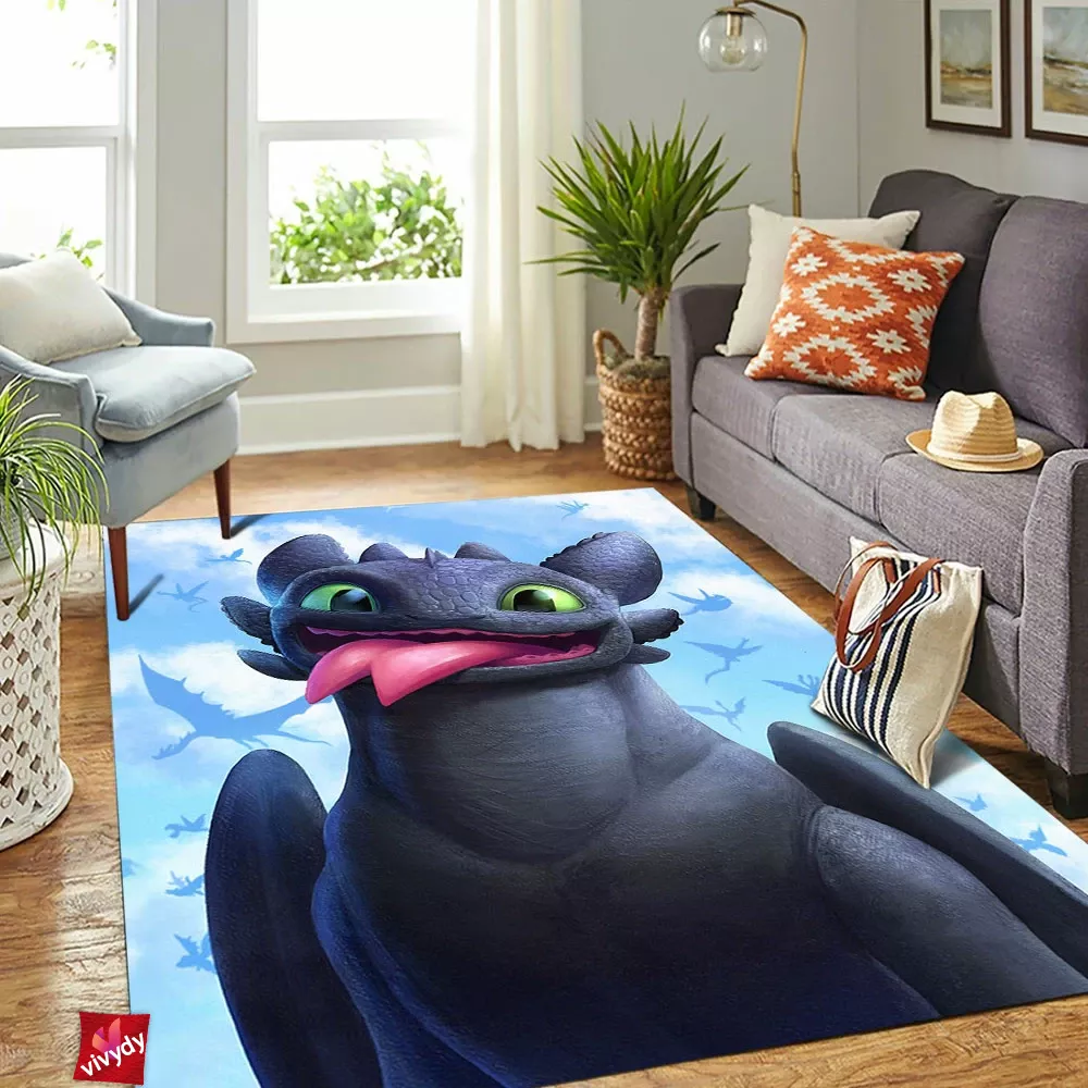 Toothless Rectangle Rug