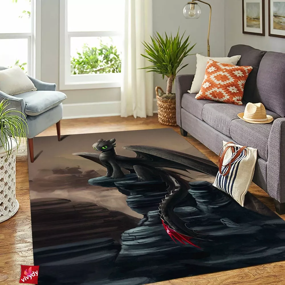 Toothless Rectangle Rug