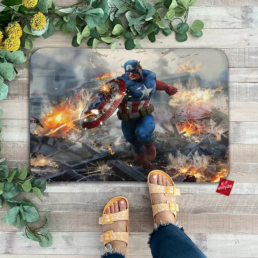 Captain America Doormat