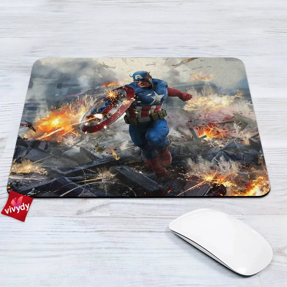 Captain America Mouse Pad