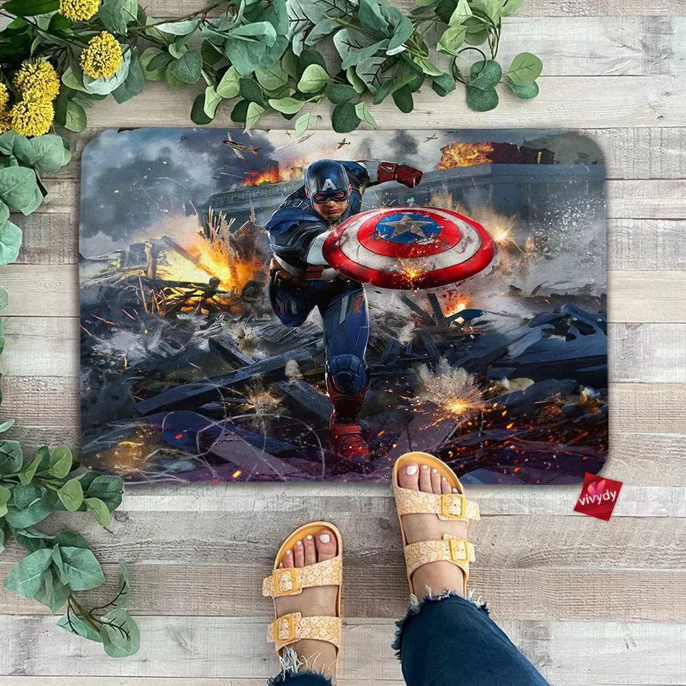 Captain America Doormat