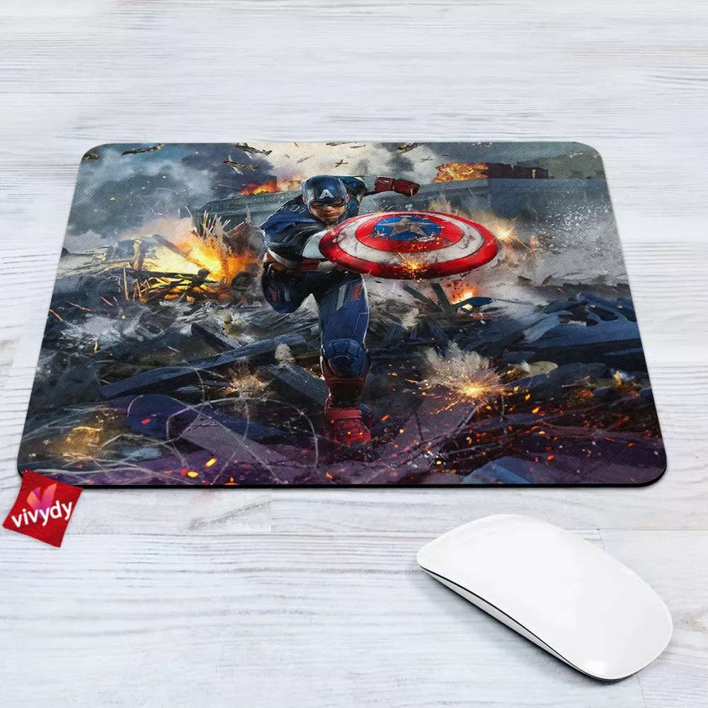 Captain America Mouse Pad