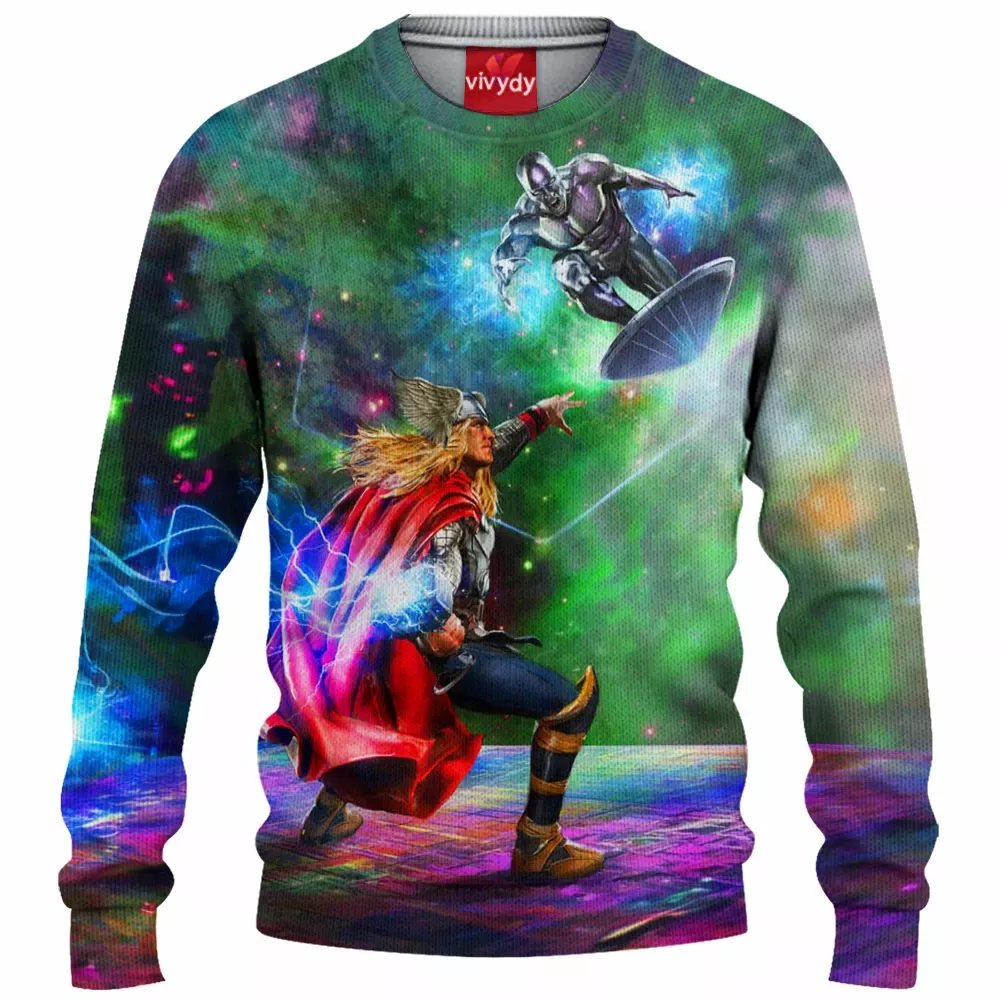 Thor Vs Surfer Knitted Sweater