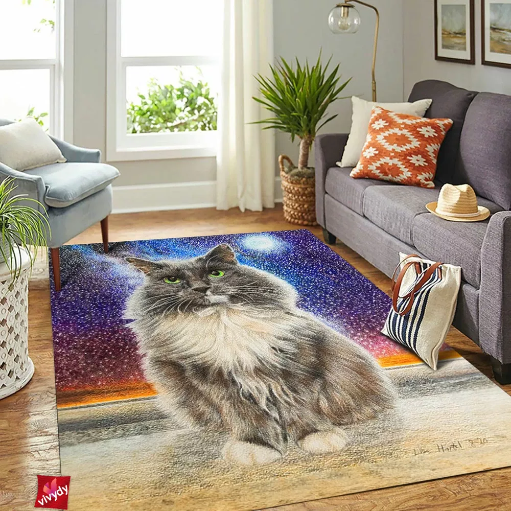 Cat,Meow Rectangle Rug