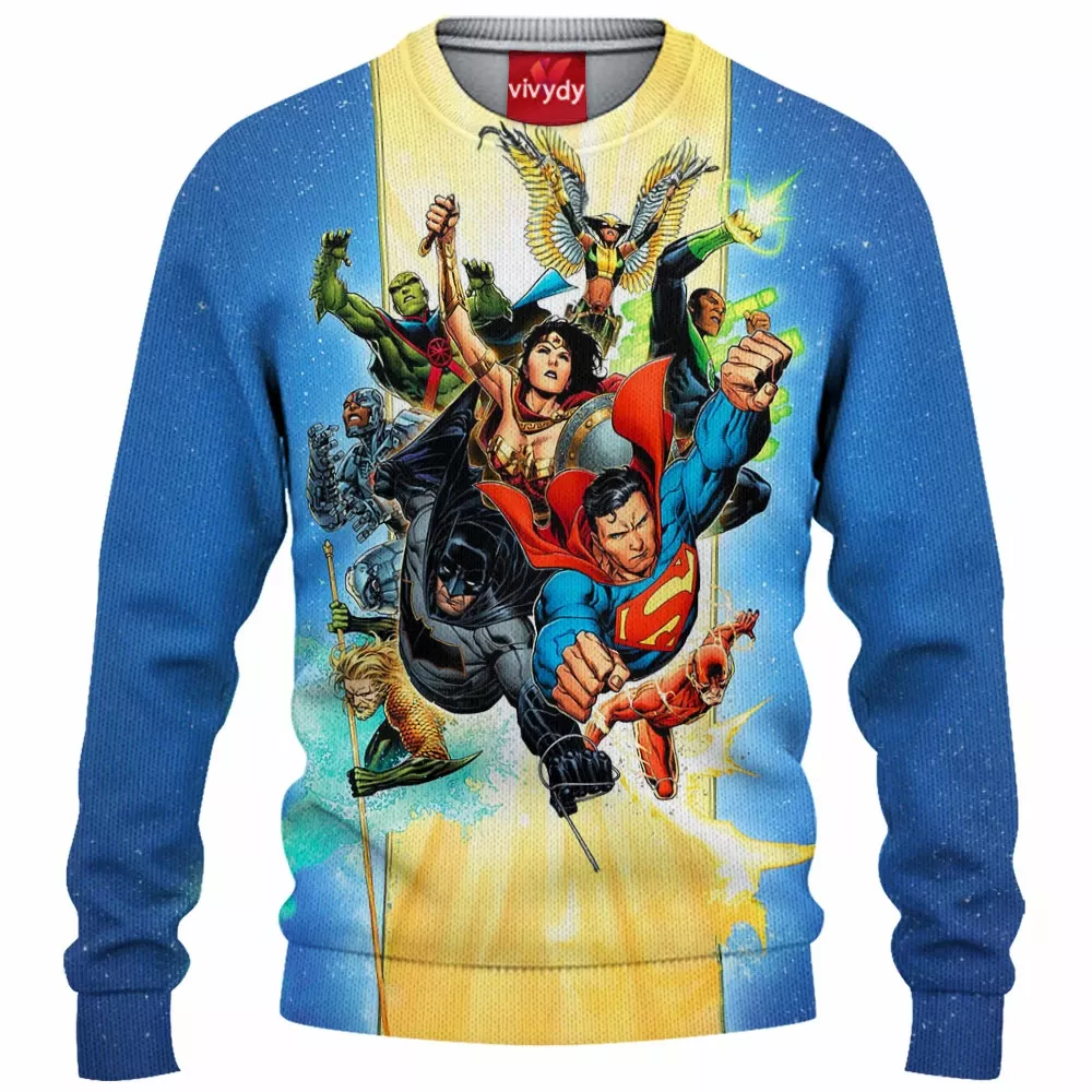 Justice League Knitted Sweater