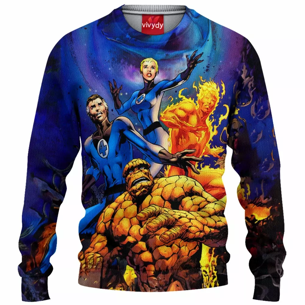 Fantastic Four Knitted Sweater