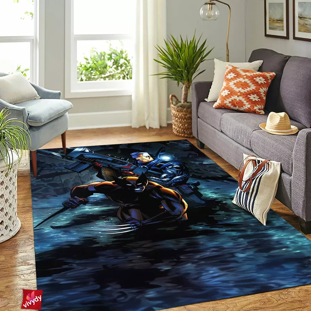 Wolverine x Cable Rectangle Rug