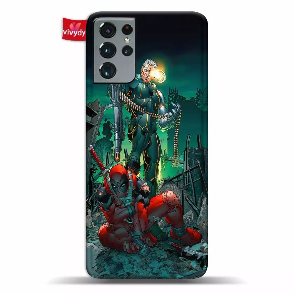 Cable vs Deadpool Phone Case Samsung