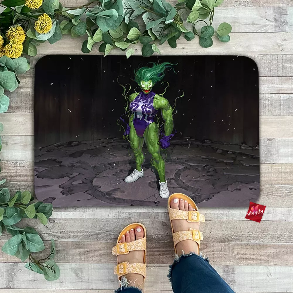 Venom x She-Hulk Doormat