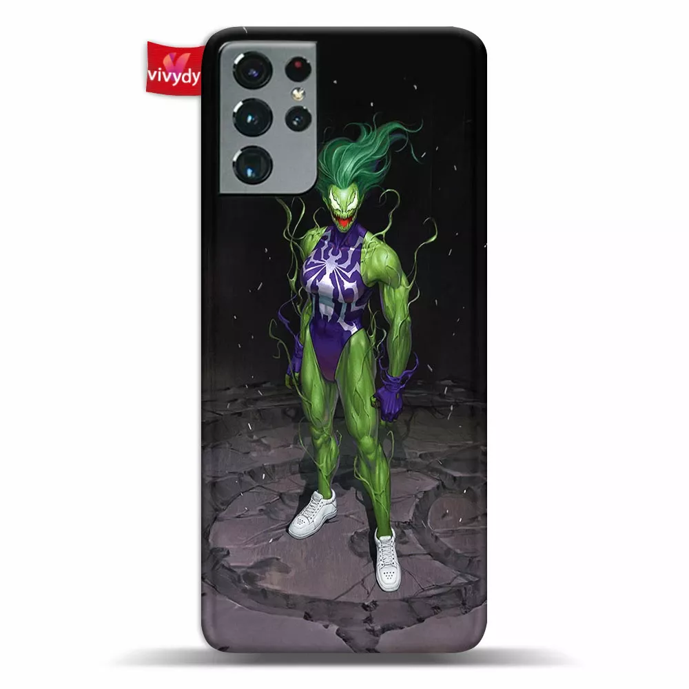 Venom x She-Hulk Phone Case Samsung