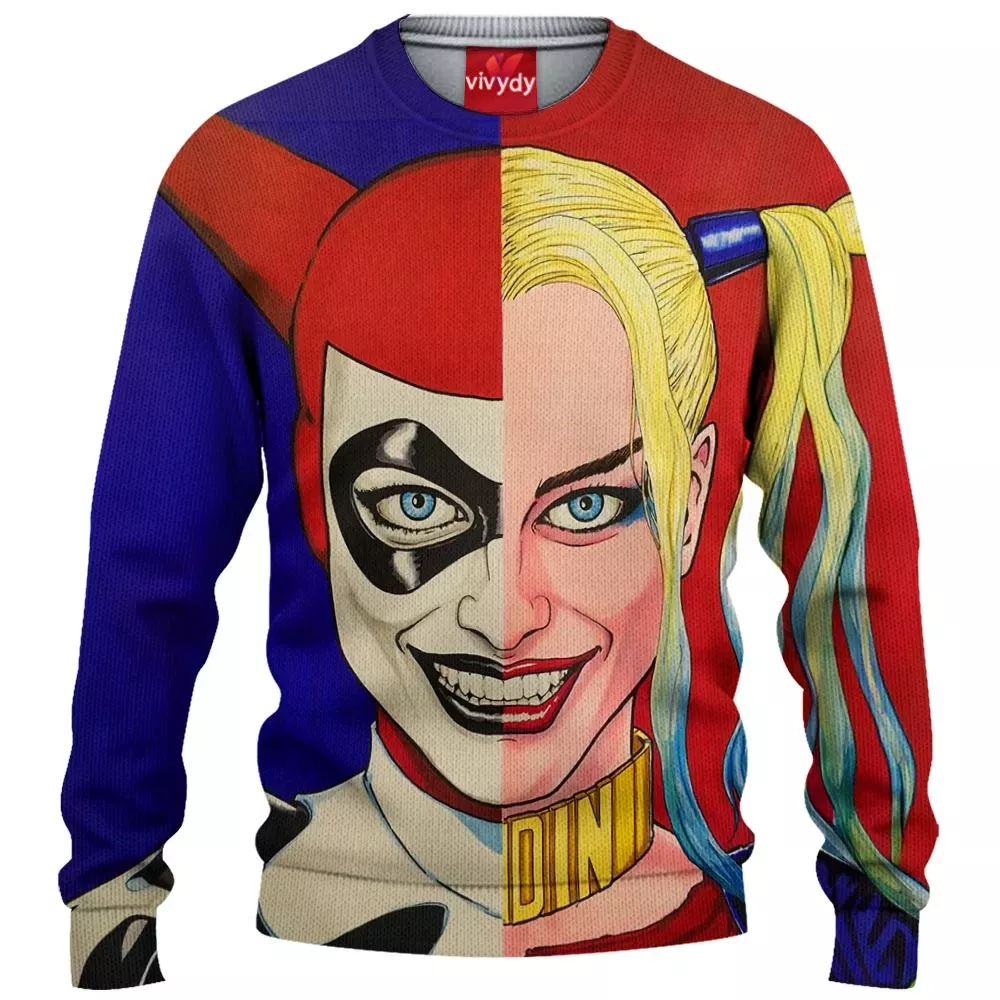 Harley Quinn Knitted Sweater