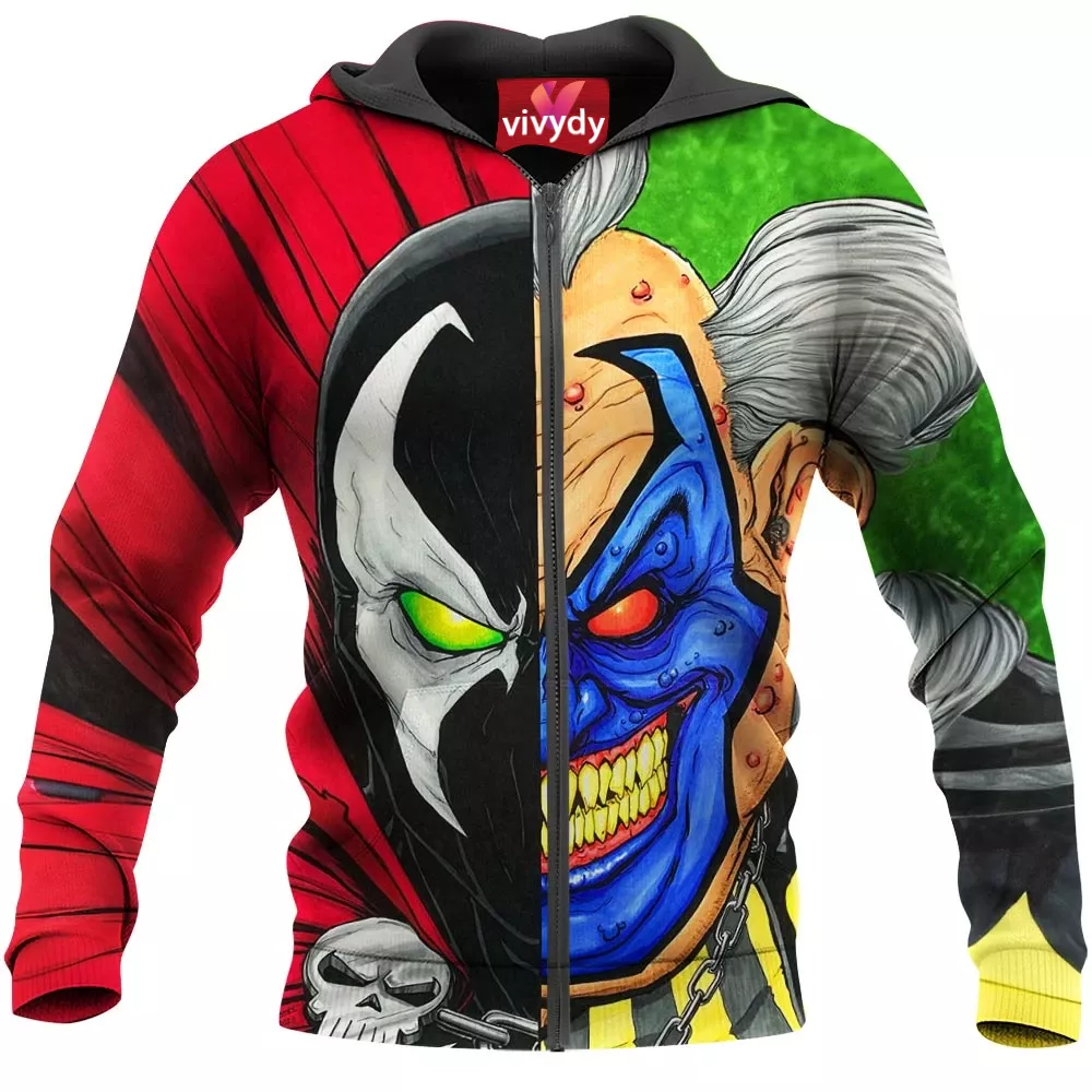 Spawn Clown Zip Hoodie