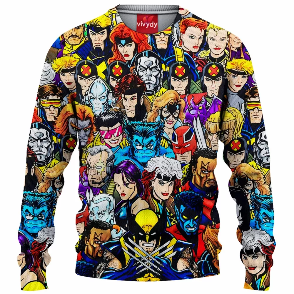 X-men Knitted Sweater