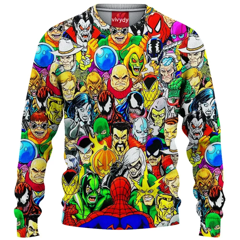 Spider-man Knitted Sweater