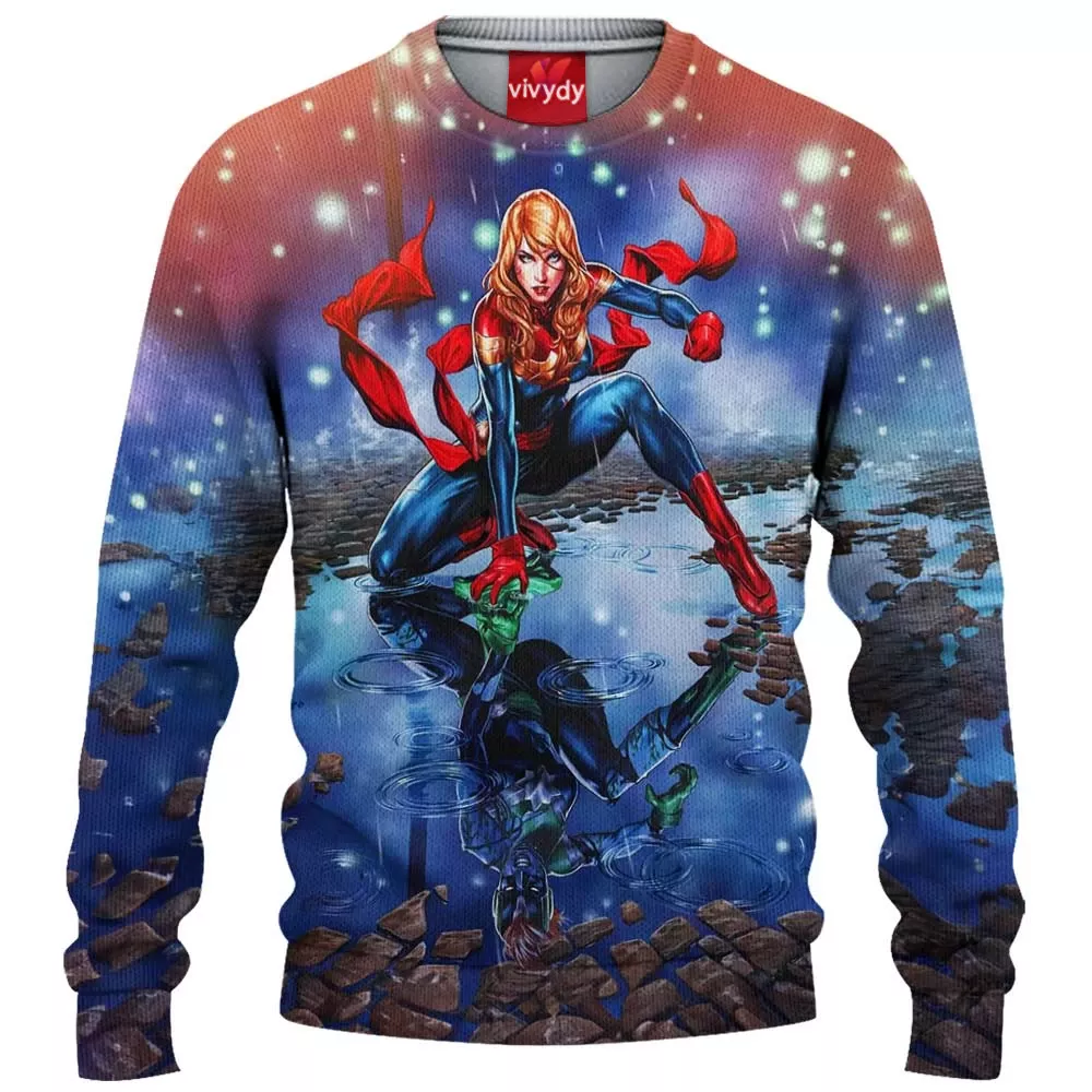 Captain Comic Knitted Sweater