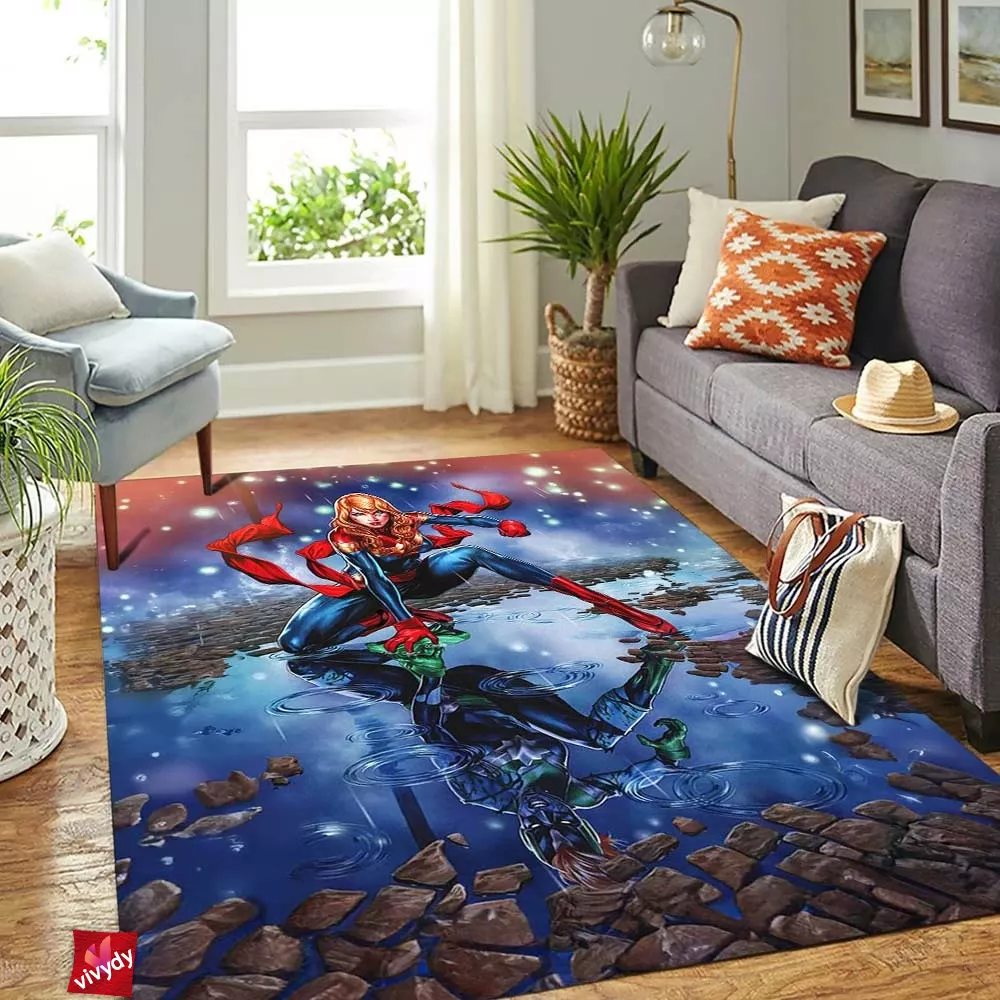 Captain Comic Rectangle Rug