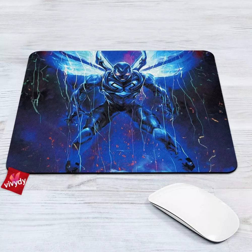 Blue Beetle Mouse Pad