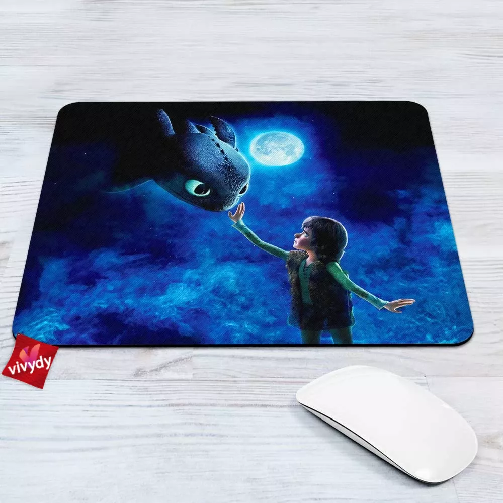 Meeting the Night Fury Mouse Pad