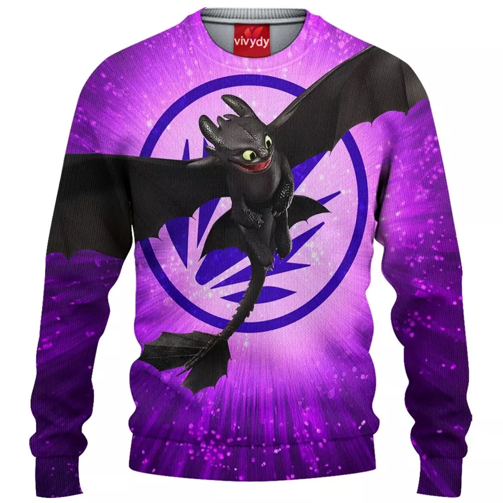 Night Fury Knitted Sweater