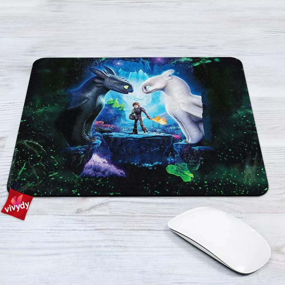 Night Light Fury Mouse Pad