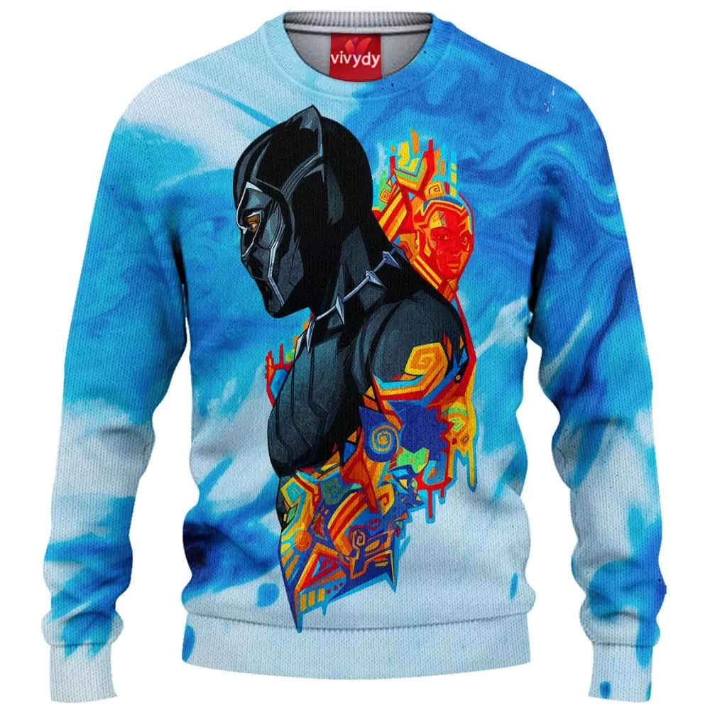 Black Panther Knitted Sweater