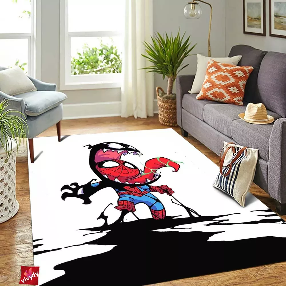 Venom x Spider-man Rectangle Rug