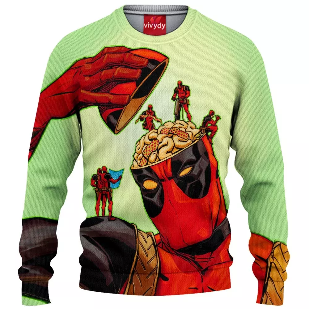 Deadpools Brain Knitted Sweater