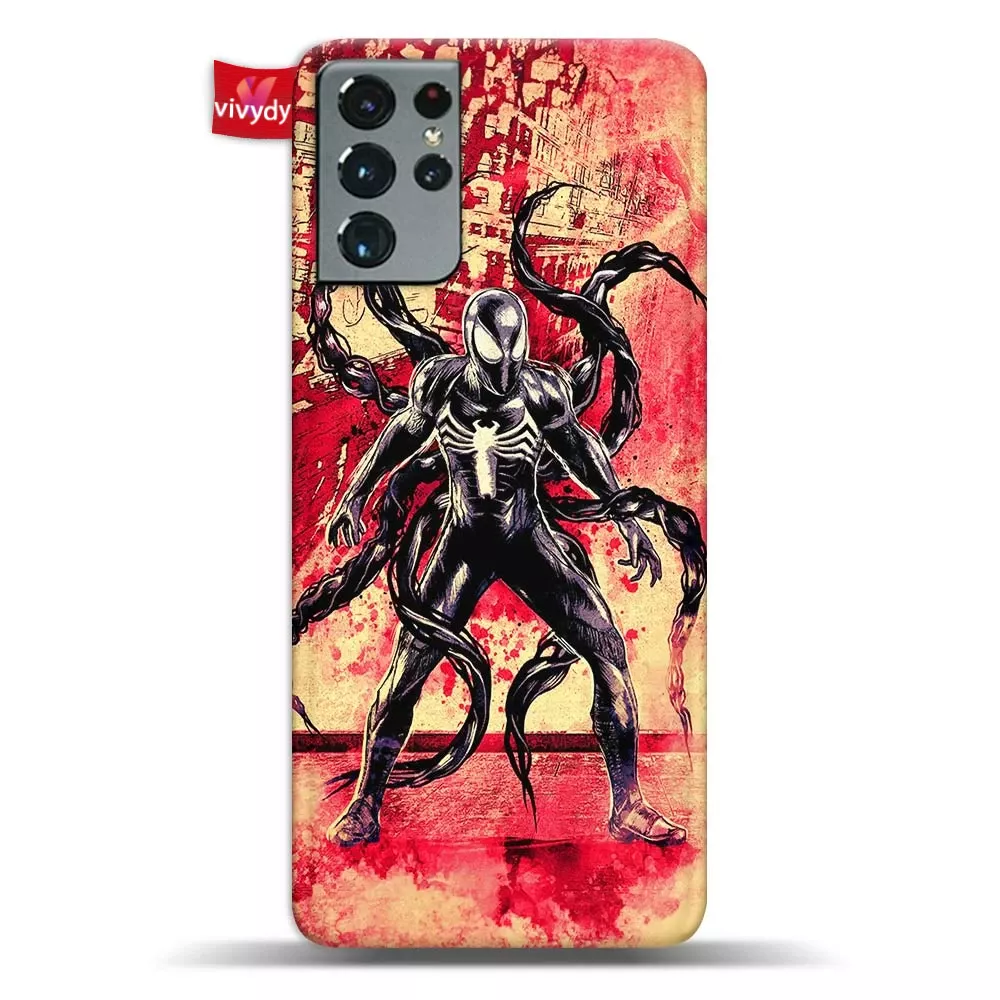 SpiderMan Black Suit Phone Case Samsung